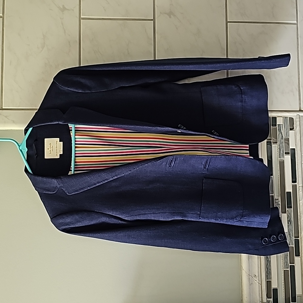 Kate Spade Suit Jacket Blue Size 2